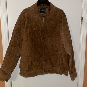 Men’s Faded Glory Brown 100% Suede Jacket